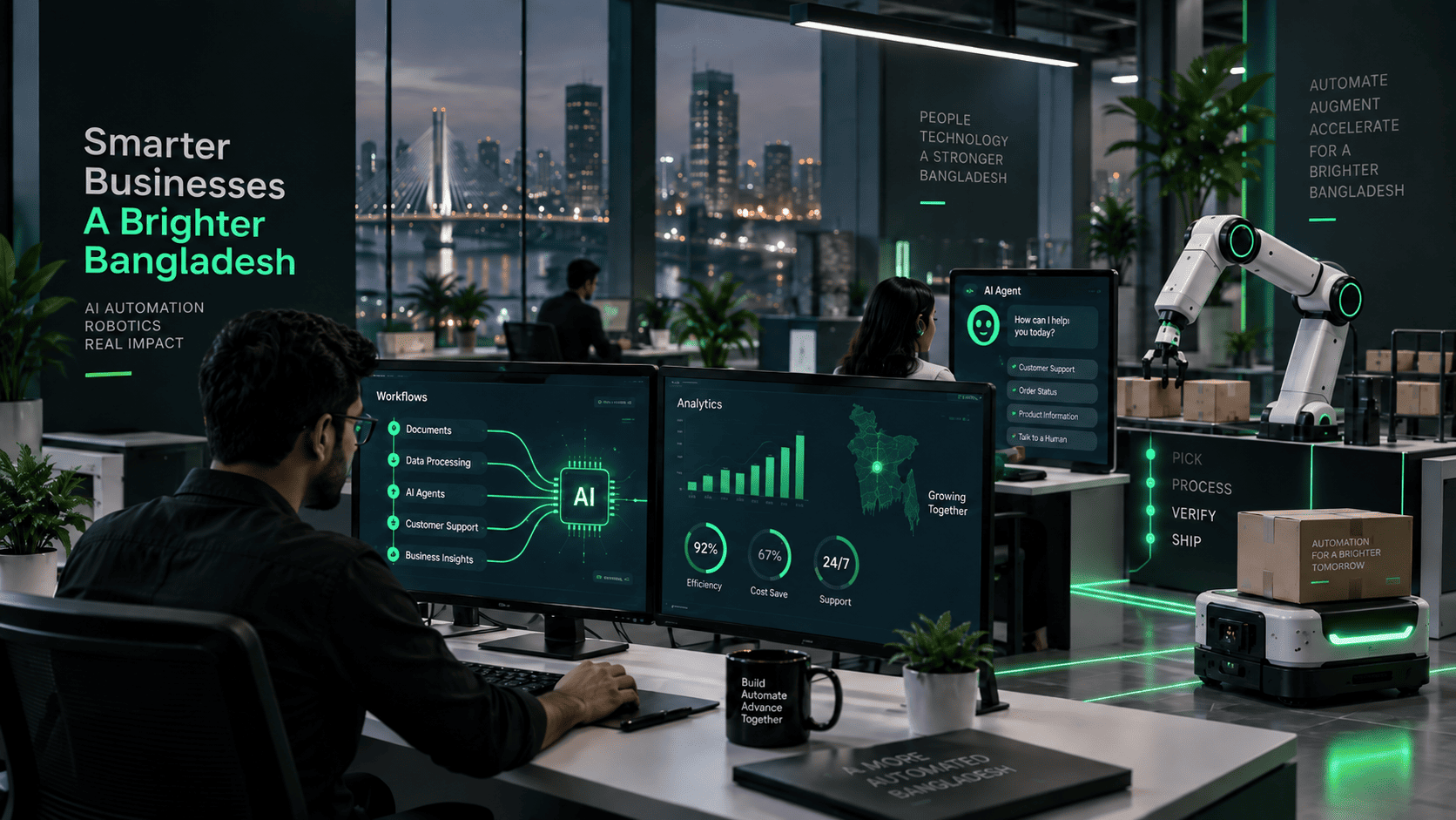 Elvian Expands AI Automation and Robotics Services for Bangladeshi Businesses
